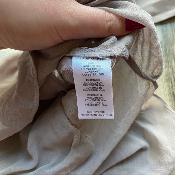 Tan Boutique Aryn K Knit and Mesh Sweater - Picture 5 of 6